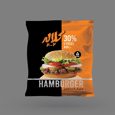 همبرگر گوشت قرمز 30%