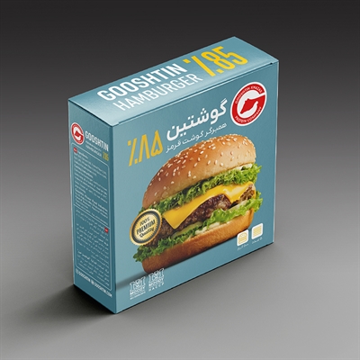 همبرگر گوشت قرمز 85%