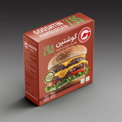 همبرگر گوشت قرمز 95%
