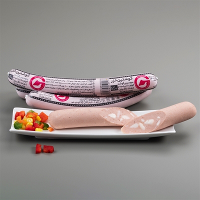 هات داگ گوشت 55% (پنیری)