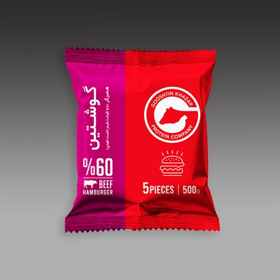 همبرگر گوشت قرمز 60% (فست فودی)
