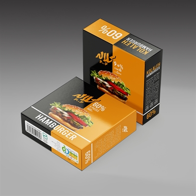 همبرگر گوشت قرمز 60%