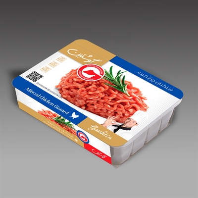 سنگدان چرخ کرده مرغ